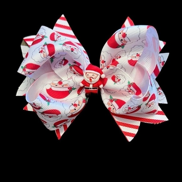 Munchkin Moo Bows Other - Santa boutique bow